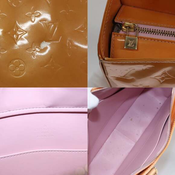 LOUIS VUITTON Monogram Vernis Columbus Bag Marshmallow Pink M91032 - Picture 11 of 13
